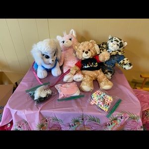 Assortment of build a bears